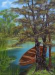 Bob Ross Boot am Steg Bob Ross Boot am Steg