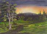 Bob Ross Blick zum Brocken Bob Ross Blick zum Brocken
