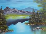 Bob Ross Bergspiegelung Bob Ross Bergspiegelung