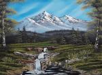 Bob Ross Gebirgsbach Bob Ross Gebirgsbach