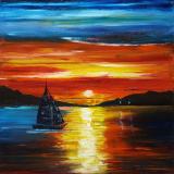 Afremov nur mit dem Spachtel 02 Afremov nur mit dem Spachtel 02