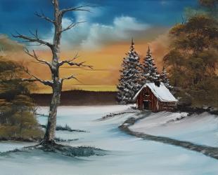 Bob Ross Winterlandschaft 02 Bob Ross Winterlandschaft 02